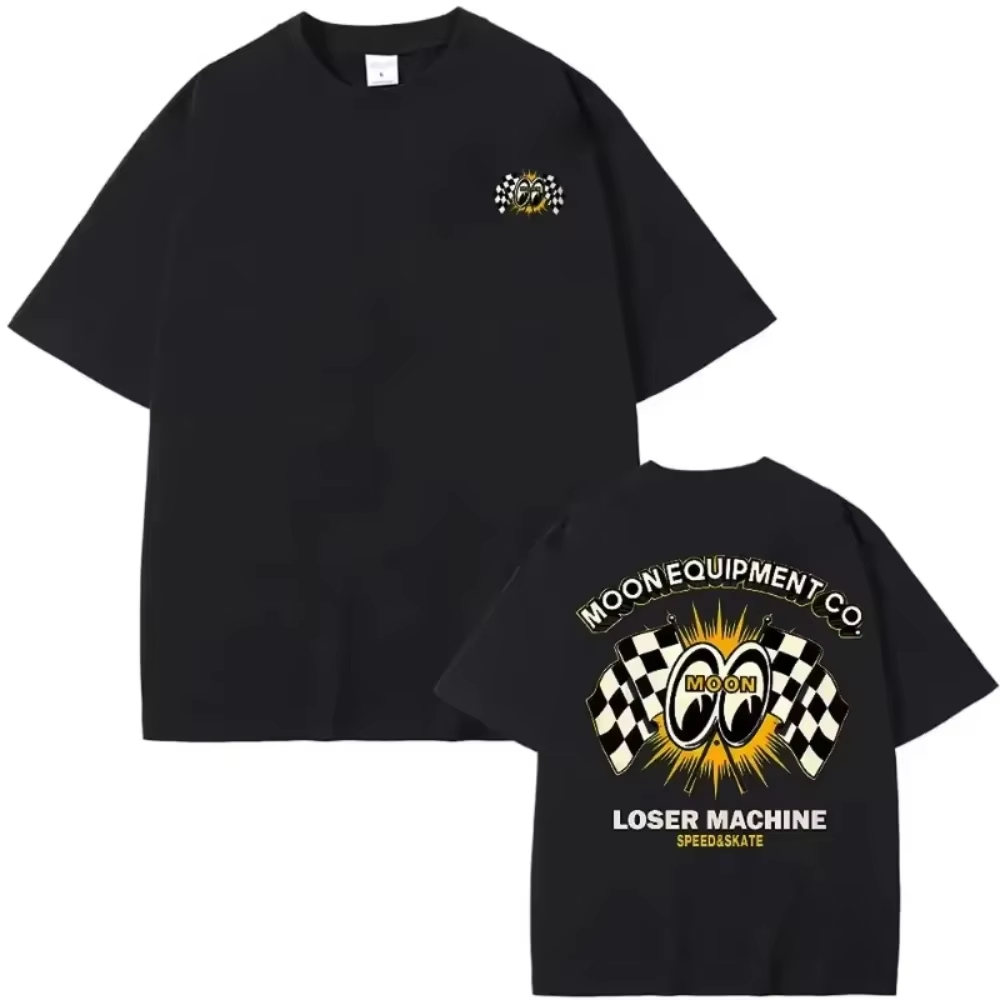 Streetwear Brand Clothing - Футболка унисекс 2026 Red Roadster Moon