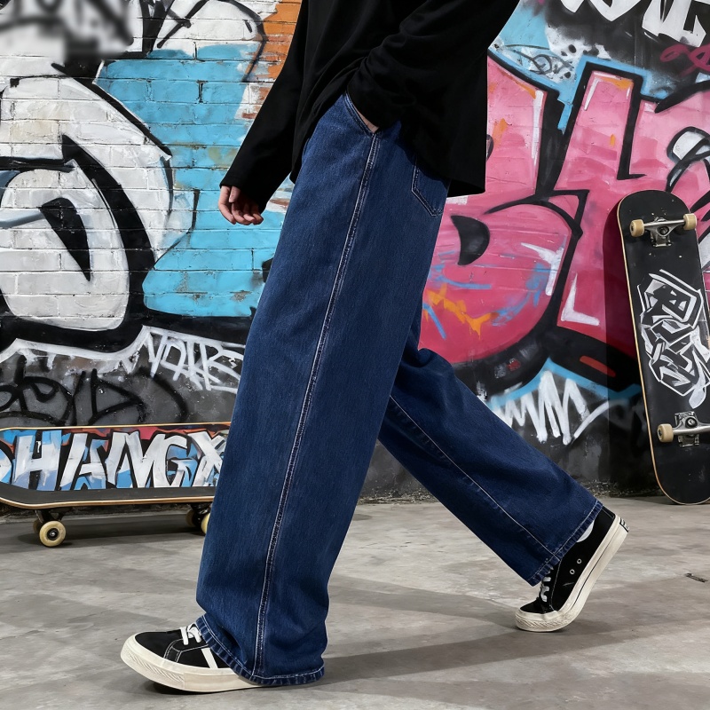 Streetwear Brand Clothing - 2025 Новая уличная одежда, свободные джинсы,