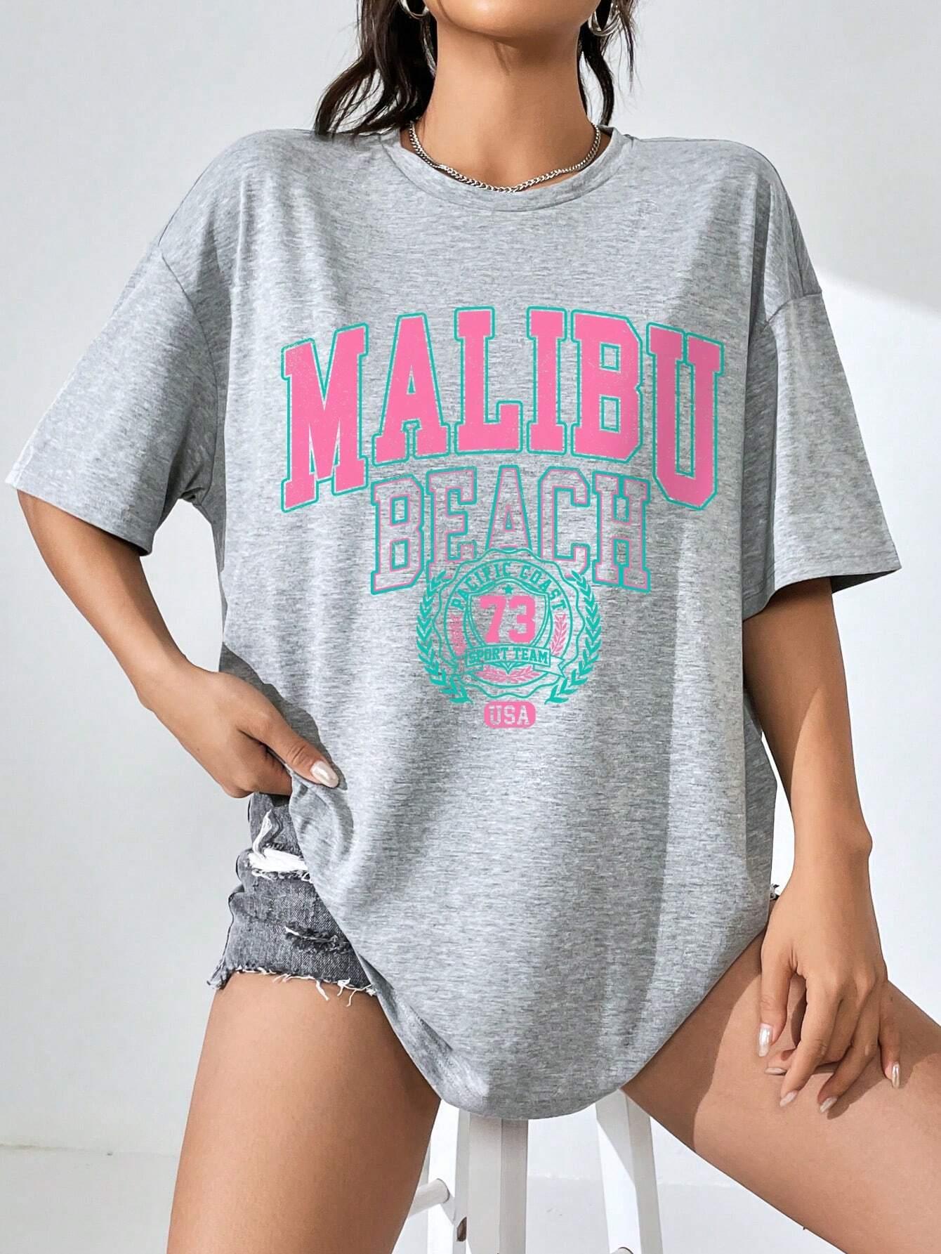 Malibu пляжные женские футболк – обзор и цена Streetwear Brand Clothing